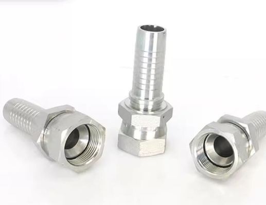 Ατσάλινο Jic Thread Fitting One Piece Crimping για υδραυλική σωλήνα