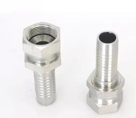 Ατσάλινο Jic Thread Fitting One Piece Crimping για υδραυλική σωλήνα