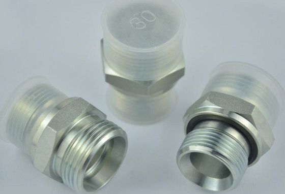 1CM-WD 1DM-WD Ανθρακώδης χάλυβας προσαρμογής μετρικού νήματος με υδραυλικό προσαρμογέα αιχμαλωσίας σφραγίδας