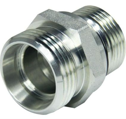 Σωλήνες Συνδέστε Bsp Thread 60 Stud Ends Hydraulic Hose Adapter Rubber Hose Pipe 1CB