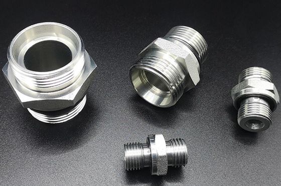 Σωλήνες Συνδέστε Bsp Thread 60 Stud Ends Hydraulic Hose Adapter Rubber Hose Pipe 1CB