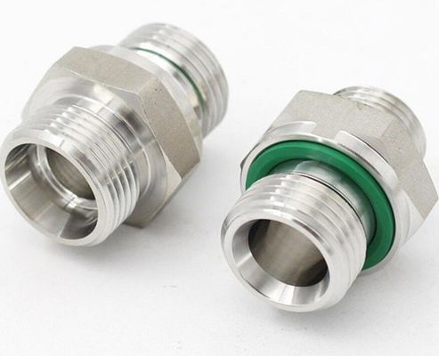 Εξαγωνικό κεφάλι 1CB G1/4 Bsp Συνδετήρας σωλήνα νήματος από ανοξείδωτο χάλυβα Υδραυλικό προσαρμογέα σωλήνα