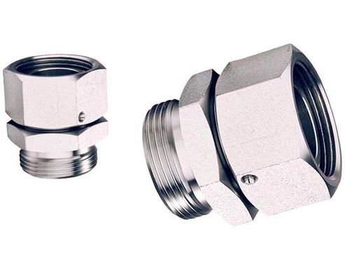 Σωλήνες OEM DIN Μετρική Γυναίκα 24 μοίρες Κωνικό O-ring Σφραγίδα με έξαγωνο τύπου κεφαλή
