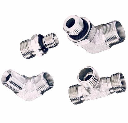 Σωλήνες OEM DIN Μετρική Γυναίκα 24 μοίρες Κωνικό O-ring Σφραγίδα με έξαγωνο τύπου κεφαλή