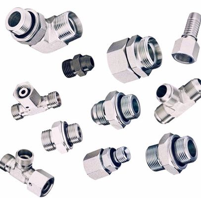Σωλήνες OEM DIN Μετρική Γυναίκα 24 μοίρες Κωνικό O-ring Σφραγίδα με έξαγωνο τύπου κεφαλή